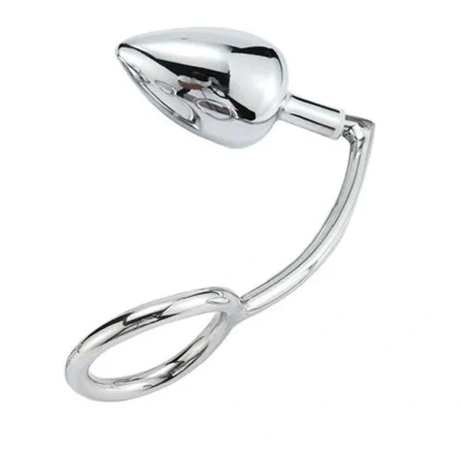 DiscreetChoice Cock Steel Hook Anal 4663 Stainless Set Ring with 0922